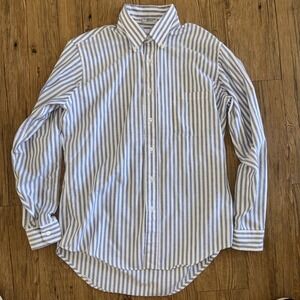 Editions By Van Heusen Mens 16 32/33 Striped Long Sleeve Button Down Shirt #69